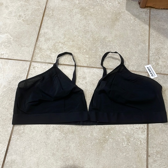 Old Navy Intimates & Sleepwear Nwt Old Navy Black Sheer Mesh Plunge